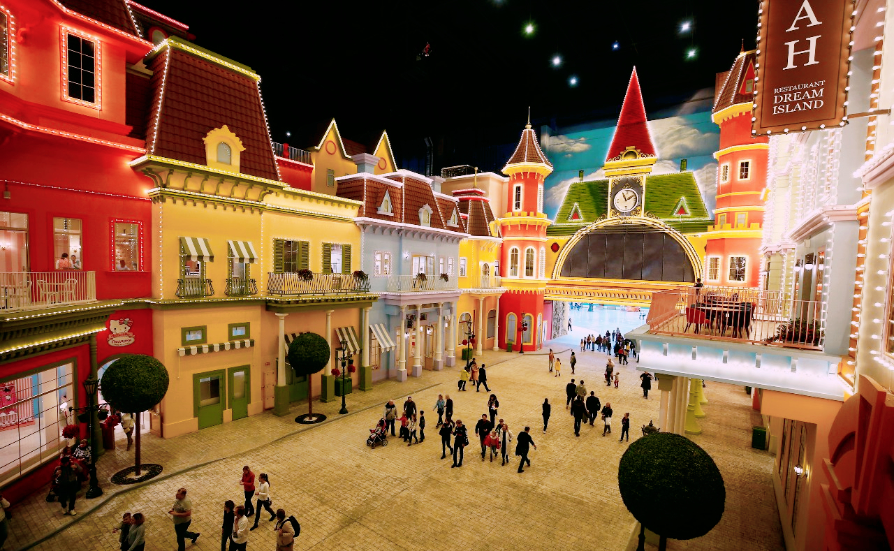 莫斯科梦幻岛地址,俄罗斯欧洲最大室内游乐场