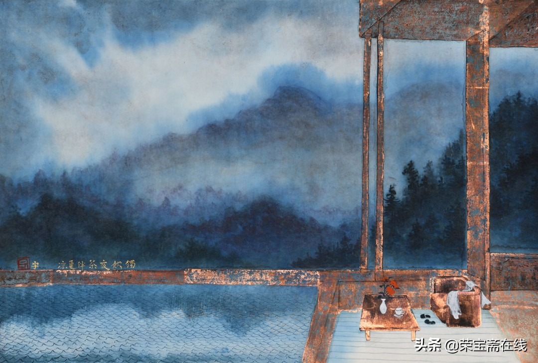 美院国画创作作品欣赏,教授书画作品欣赏