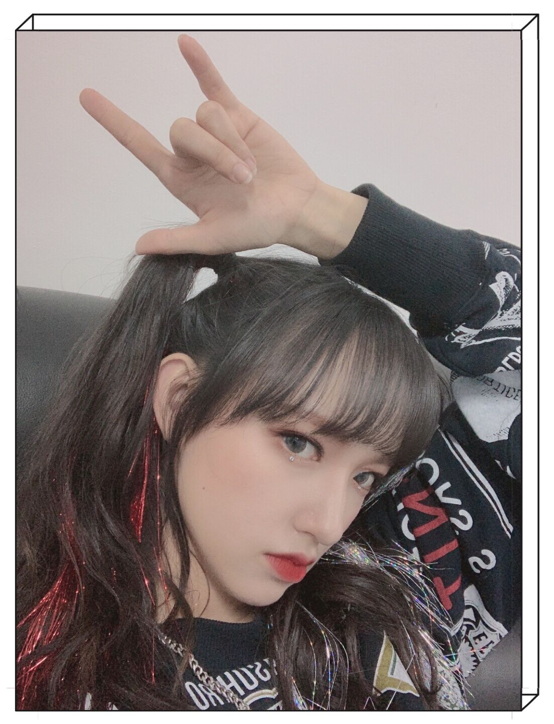 程潇高黑双马尾照片,程潇满满的少年感