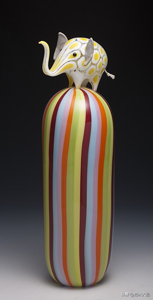 可爱的玻璃动物,艺术玻璃雕塑