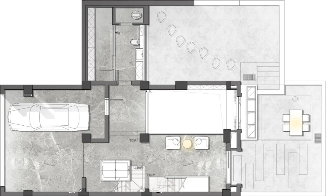 550万精装别墅简约风,550平轻奢别墅装修效果图