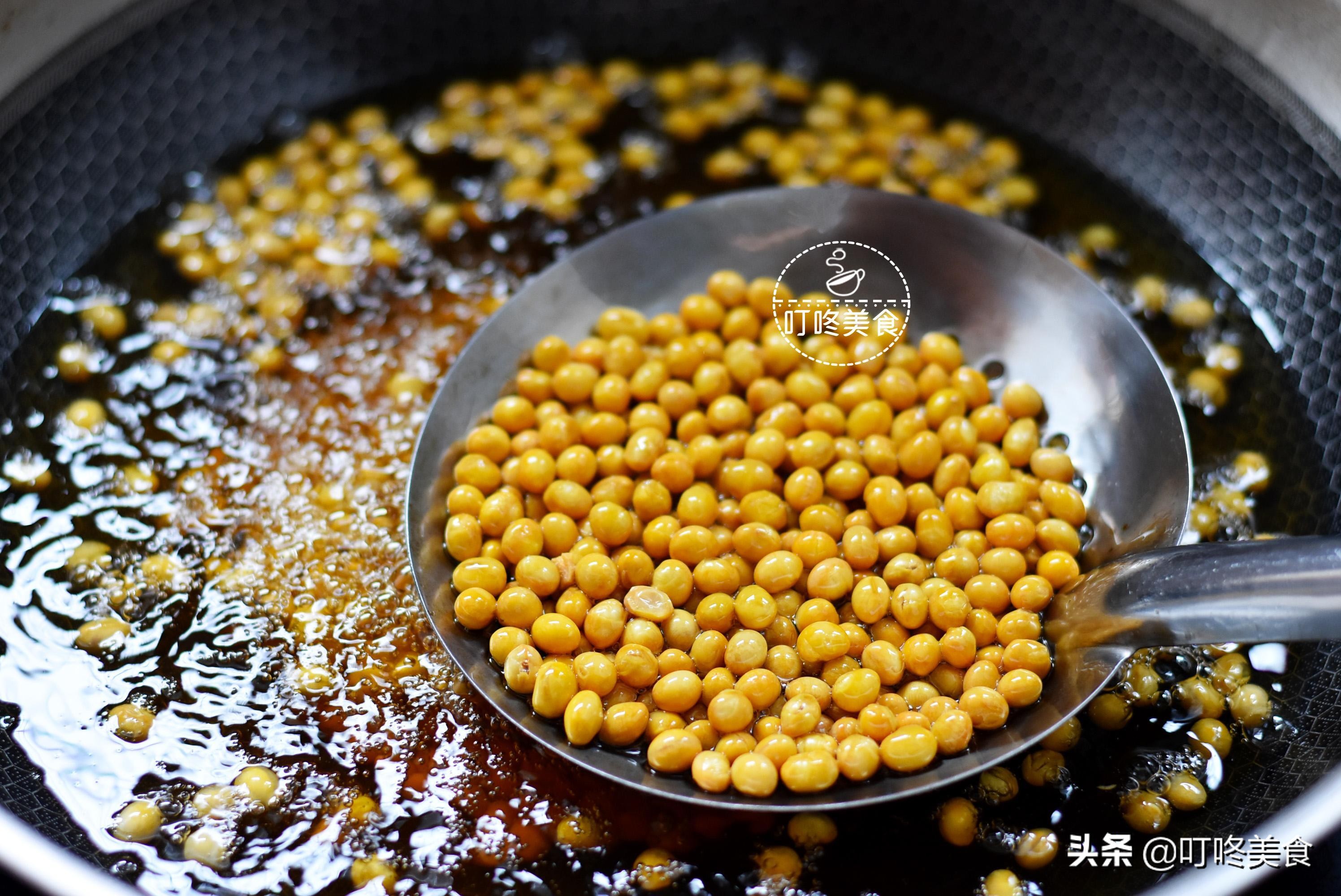 炸黄豆要裹淀粉吗,炸黄豆放普通盐行吗