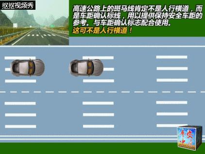 交通标志标线视频大全,交通动图