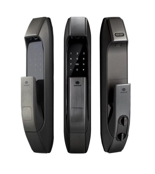 猪年精品：核桃智能锁匹配CEI铸铝钢木装甲门很受高端消费者喜欢