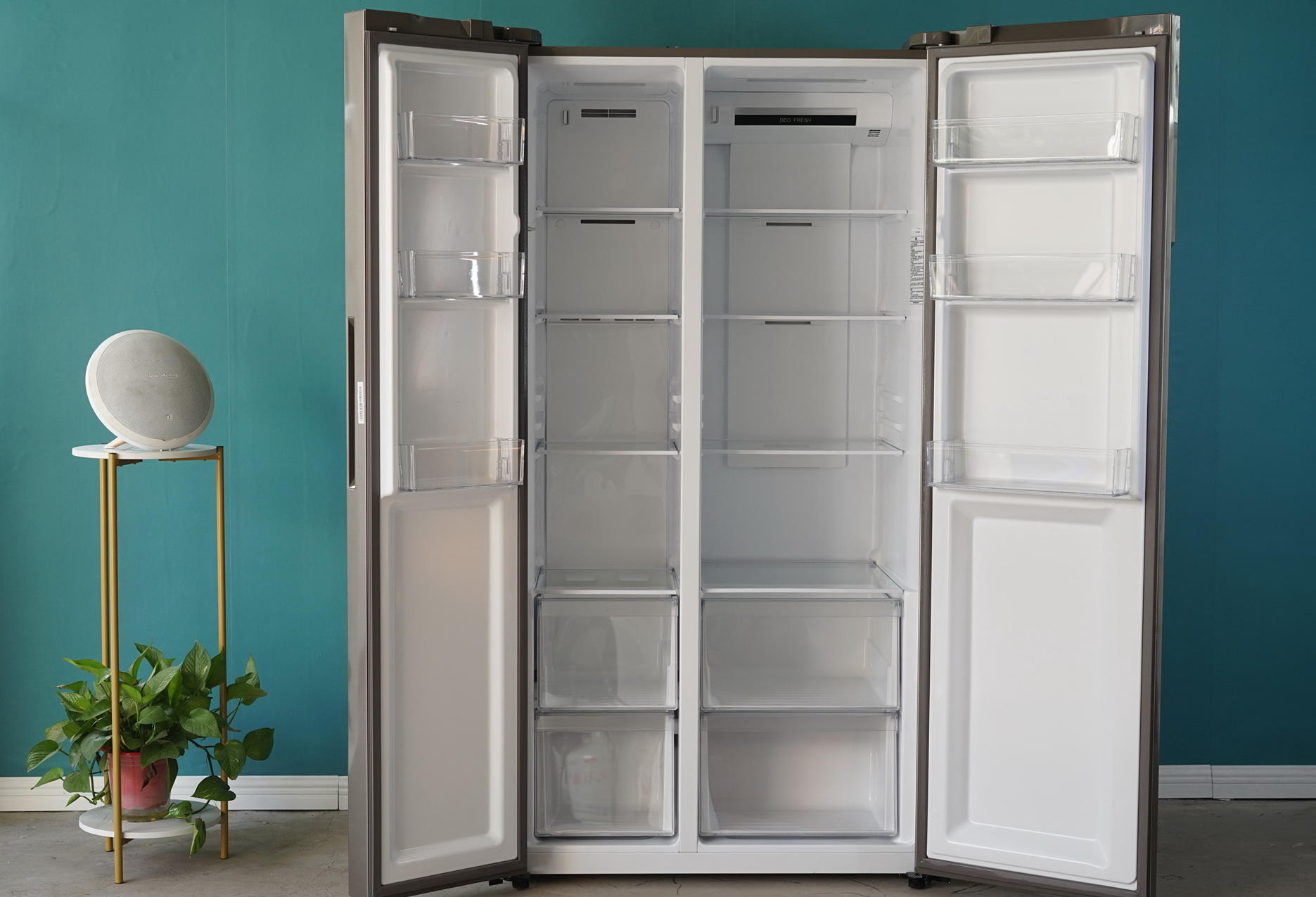 647mm纤薄机身,时尚设计:海尔BCD-515WDPD对开门冰箱