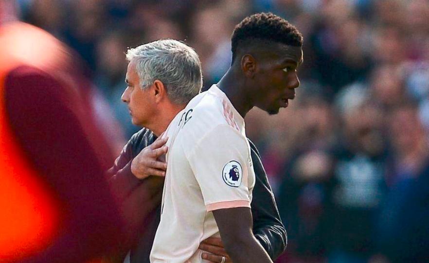 穆帅谈博格巴,博格巴和穆帅下课视频