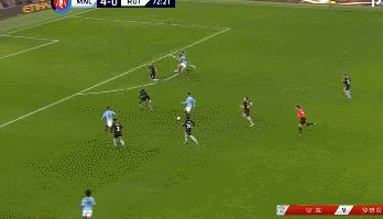 00后停球失误变破门，京多安助攻大四喜，曼城7球横扫英冠球队