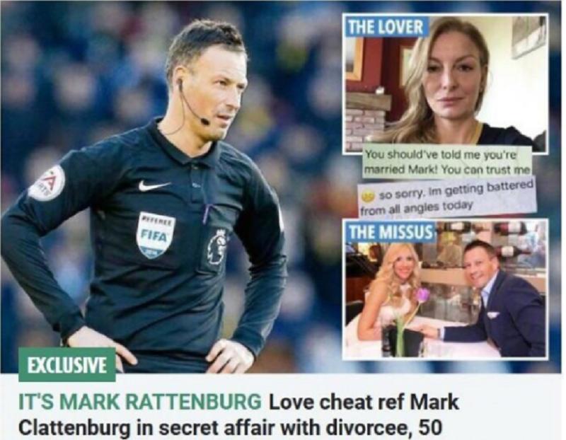 英超名哨克拉滕伯格,克拉滕伯格绯闻