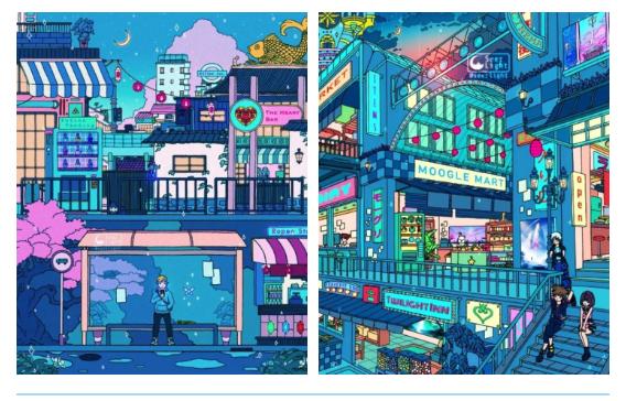 创意爱心插画素材,插画大全100张