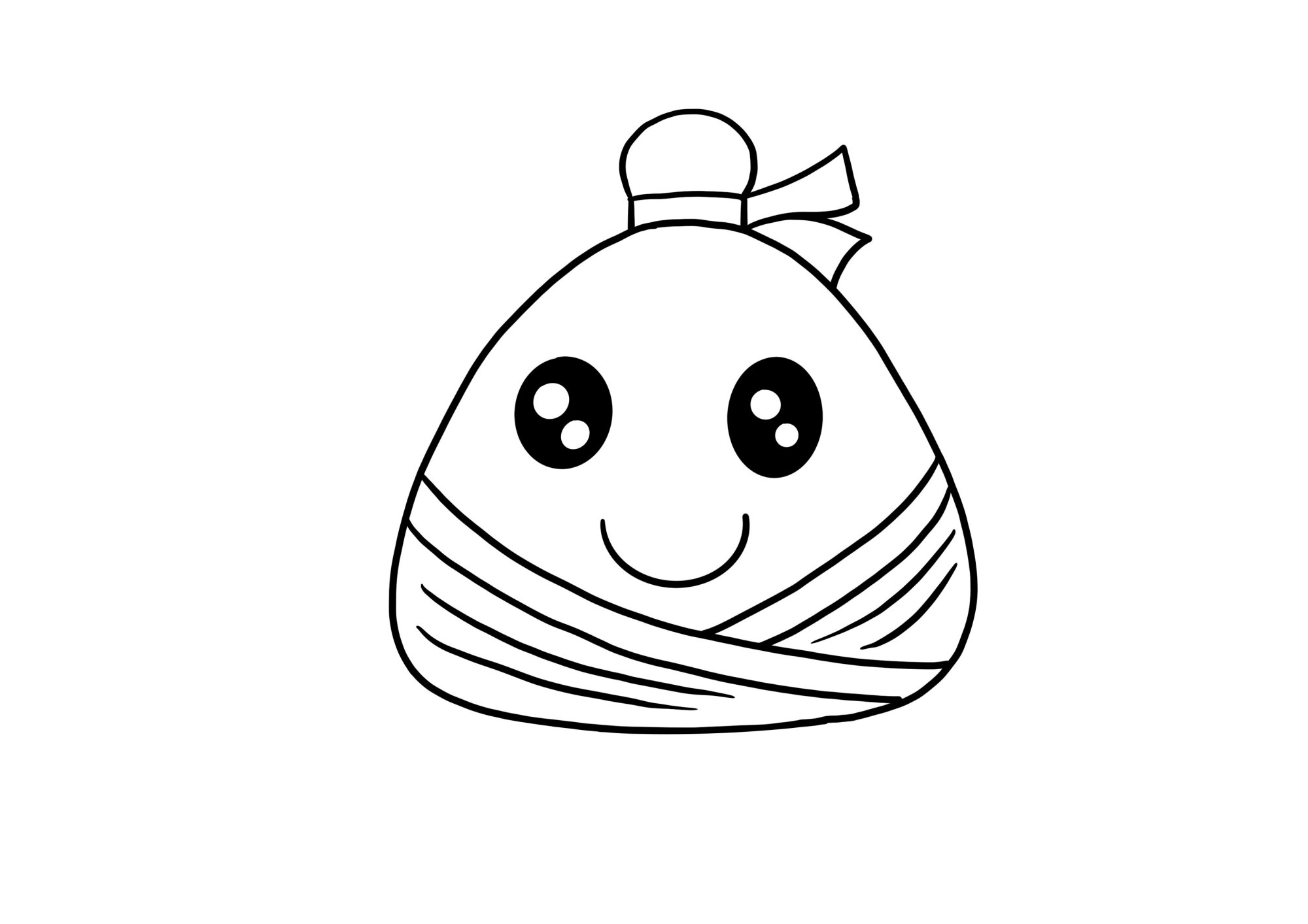 端午节粽子怎么画简单又漂亮,美术画粽子简单又漂亮的