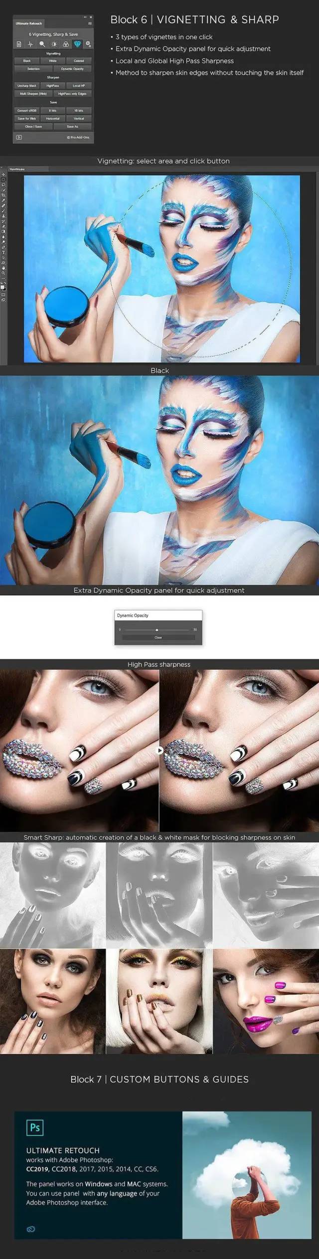 ps人像高低频磨皮教学,ps商业人像精修照片步骤