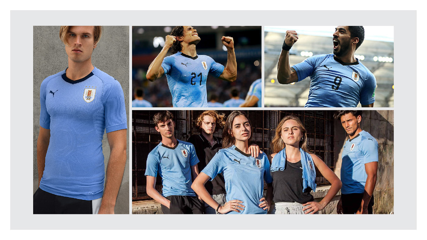 彪马球衣的暗纹设计，充满细节