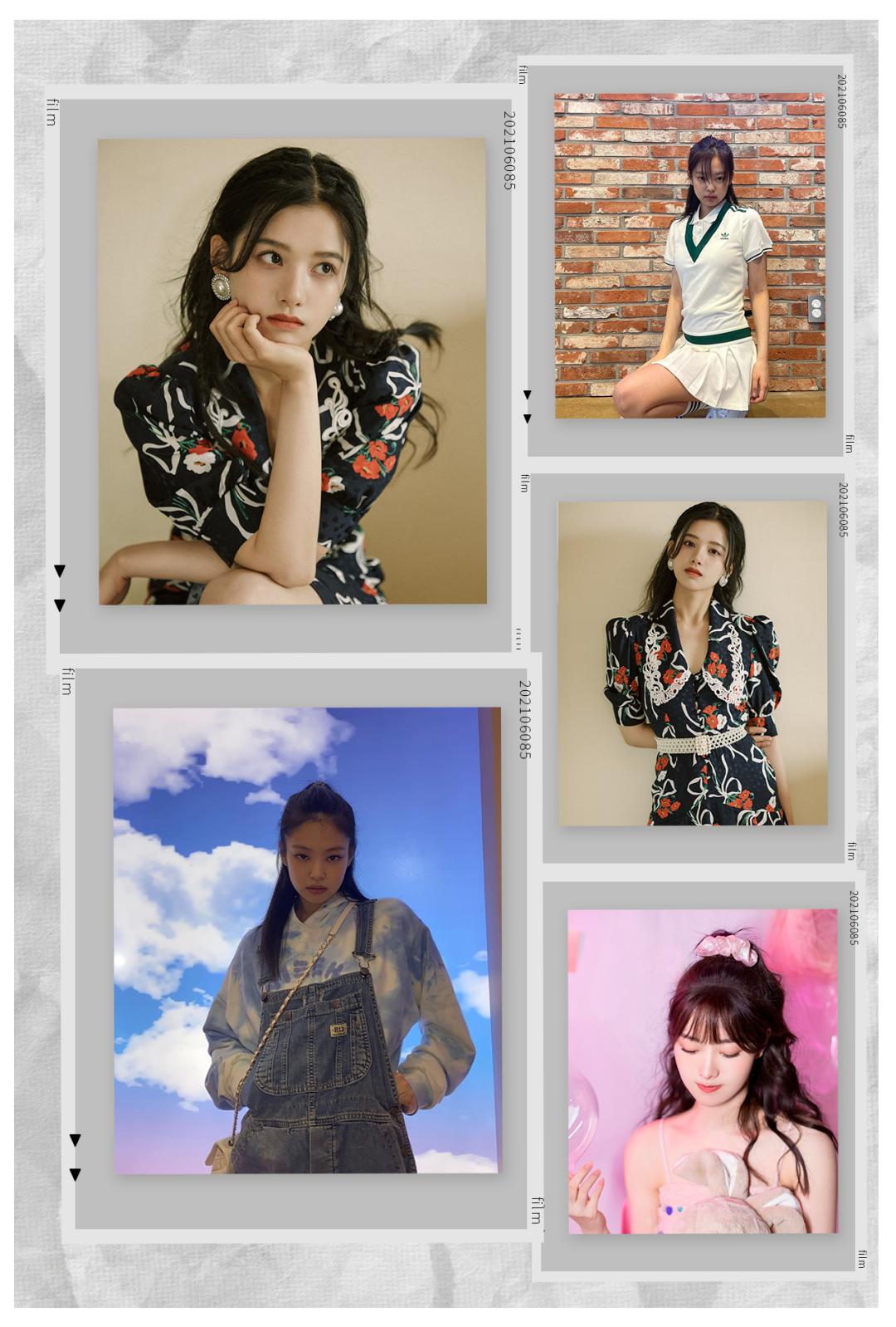 圆脸减龄发型可扎可披图片,短圆脸适合的扎发