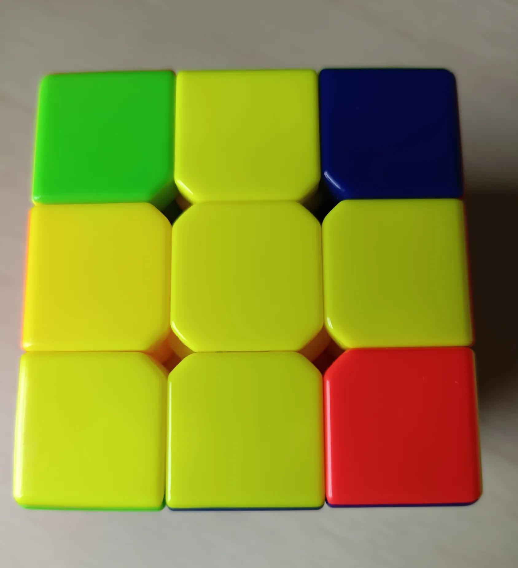 记录儿子第一次三阶魔方复原成功,金字塔三阶魔方复原方法