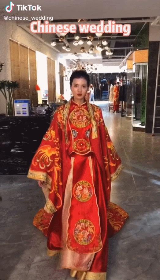 中式婚礼火遍抖音,中式婚礼爆火