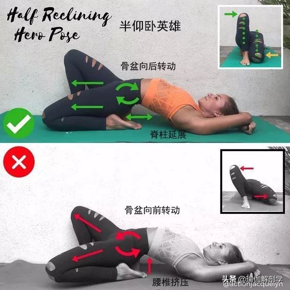 腰疼仰卧时更疼怎么回事,瑜伽体式英雄卧为什么腰会痛