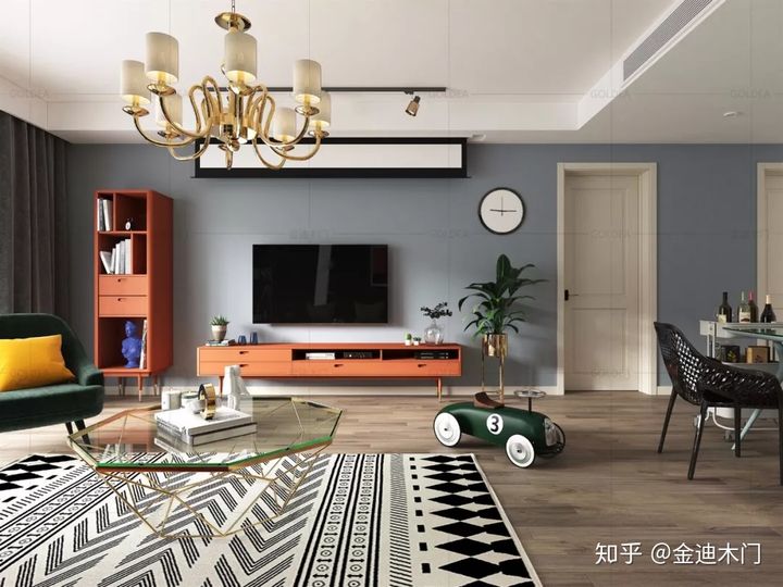 国潮复古风,国潮风室内门