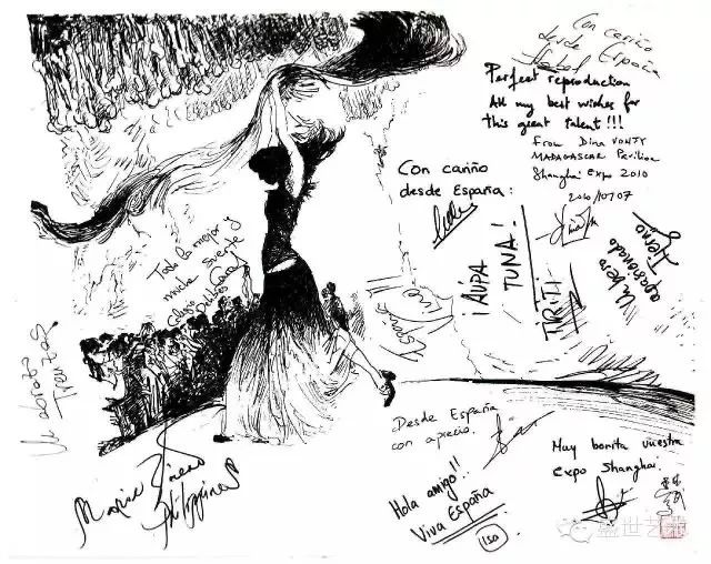 著名画家写生速写人物画,名家画家速写