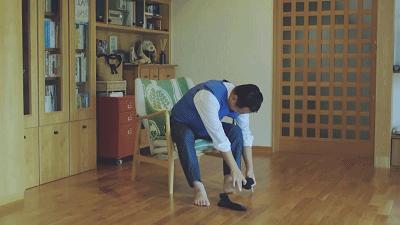 孕妇穿孕妇装过程,日本孕妇装男