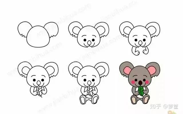 小动物的简笔画怎么画最简单的,画小动物的简笔画教程视频