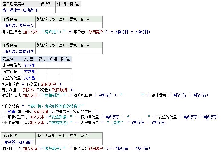 易语言实用例程1：简单的数据库网络操作（C/S架构）---上篇