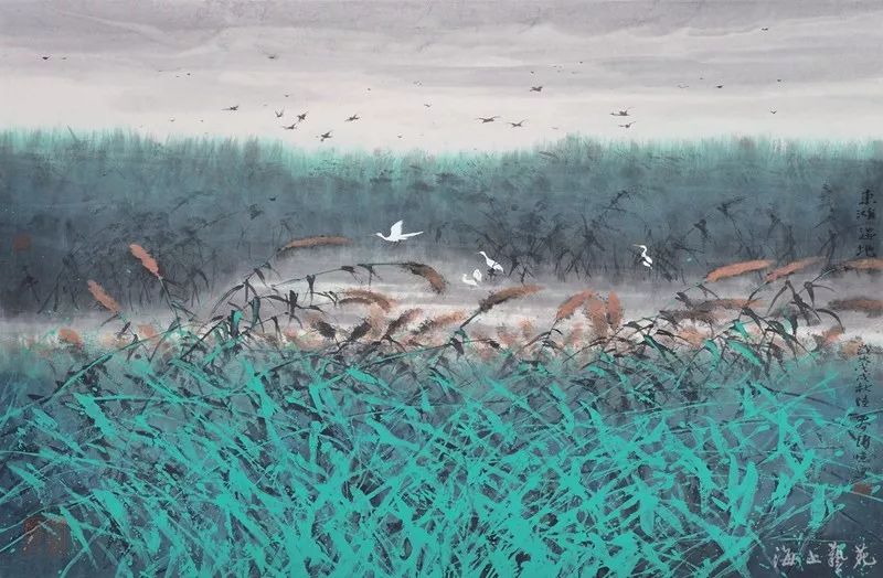 他说画画就是玩玩而已，一不小心成了艺术家