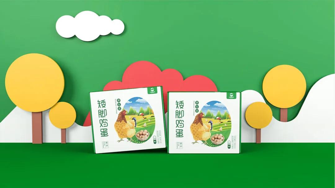 鸡蛋包装还可以这样利用,鸡蛋包装设计清新风格