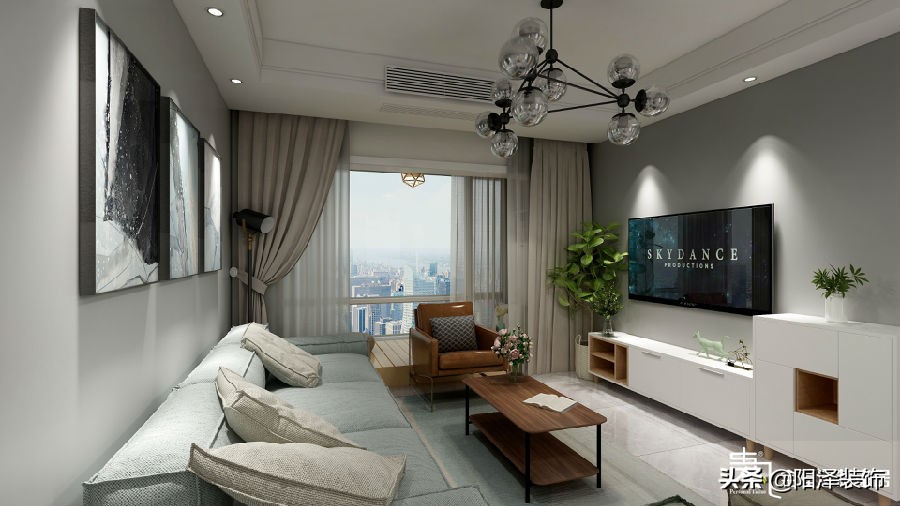 水岸华庭120平装修效果图,四季名苑138平方装修设计