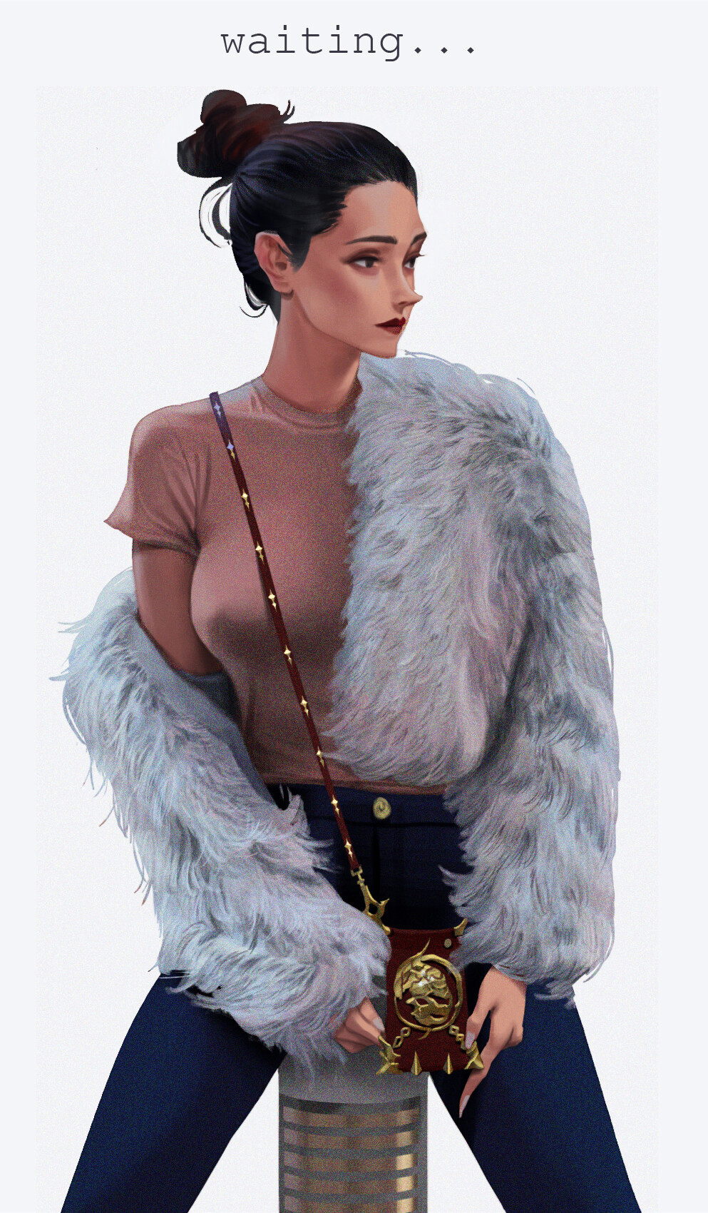 服饰穿搭小插画,30幅插画和你探讨如何时尚穿搭