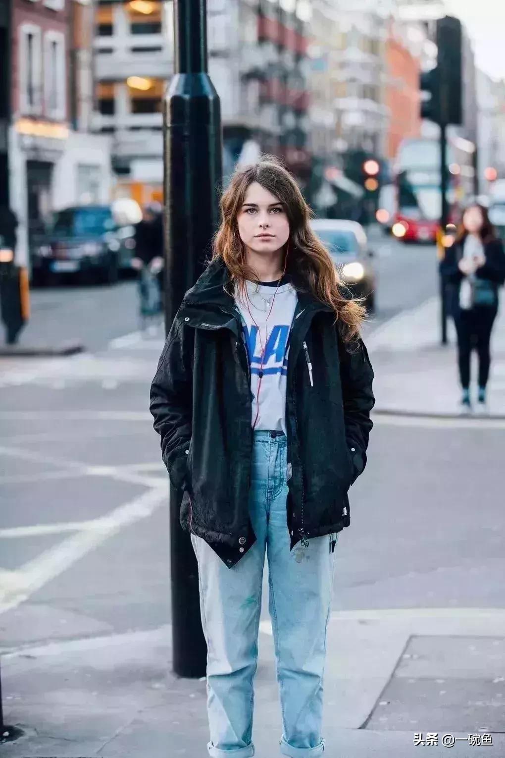 高领卫衣穿搭,高领潮服卫衣