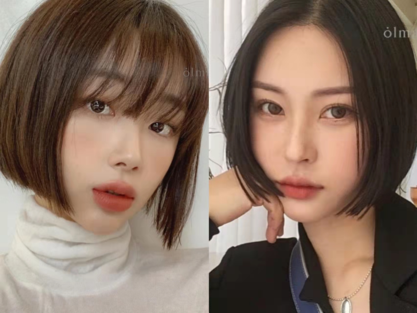 适合大脸的短发造型显小最新款,这4款短发减龄又气质轻松显高