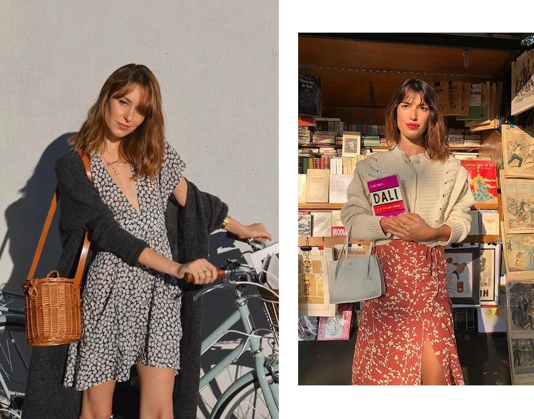 碎花裙与秋天更搭,碎花裙穿搭的正确模式穿出高级感