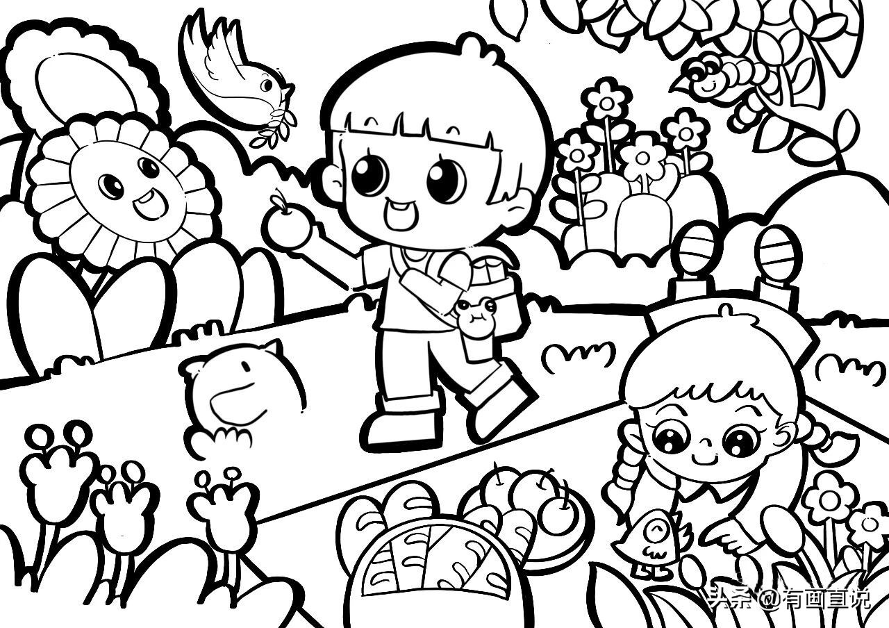 儿童创意画9-12岁,儿童创意画7-8岁创意画入门教程