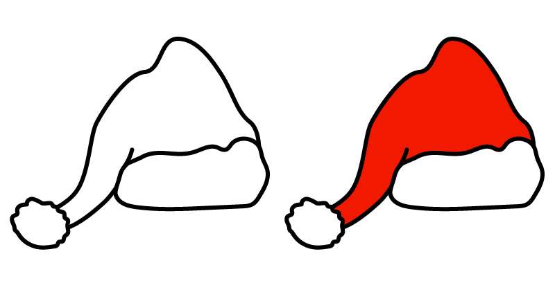 各类帽子简笔画,简笔画帽子图片大全上色