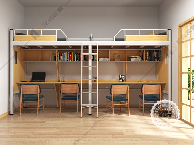 不生锈的清远中小学生公寓床，持久耐用，环保无异味