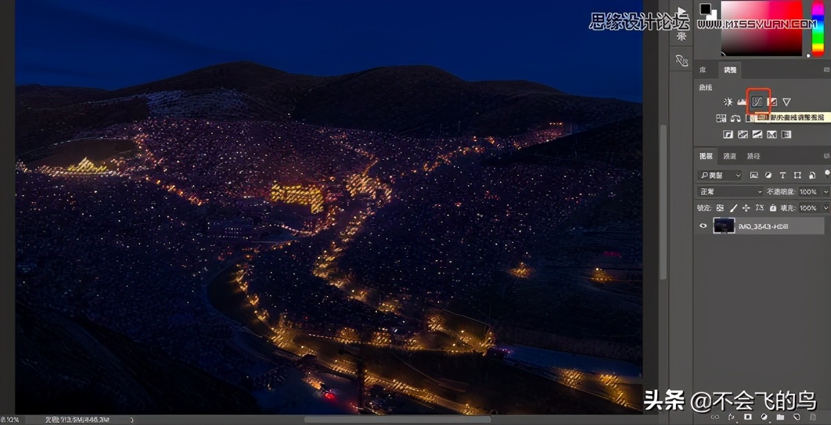 photoshop夜景效果图处理,photoshop夜景修图教程