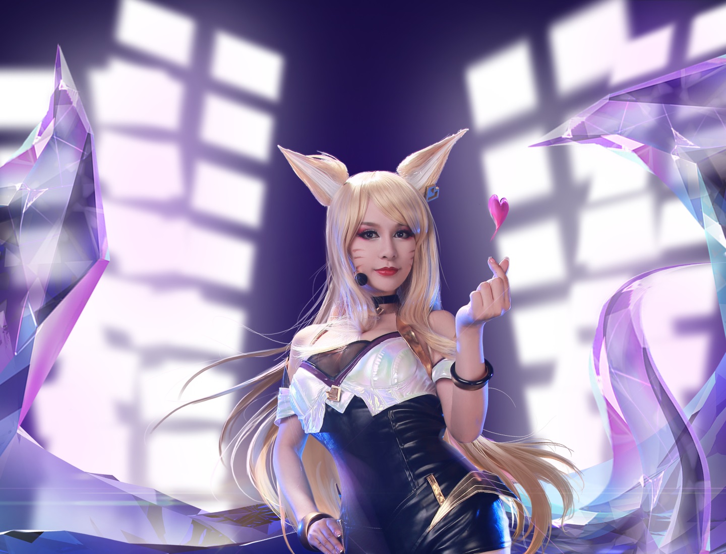 英雄联盟女团cos阿卡丽,英雄联盟kda女团出场展示