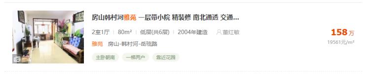 房山韩建慧园房价,韩建慧园还剩多少房源