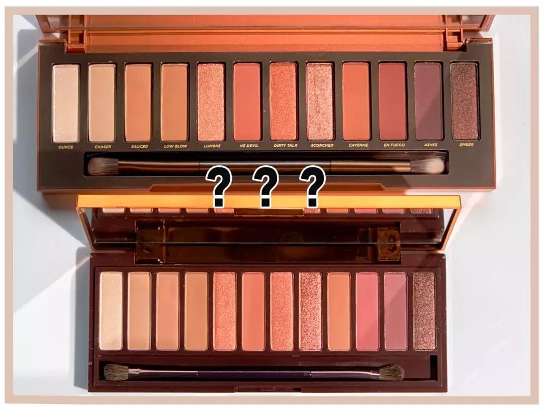 venusmarble九色眼影测评,橘朵的单色眼影新版和旧版对比