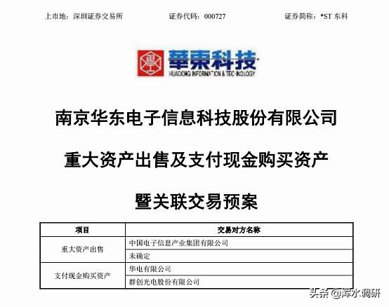 华东科技重组目标价,华东科技重组失败还会重组吗