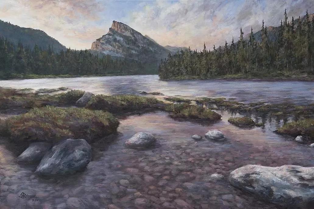 唯美壮丽的印象派风景油画,意境优美的古典风景油画欣赏