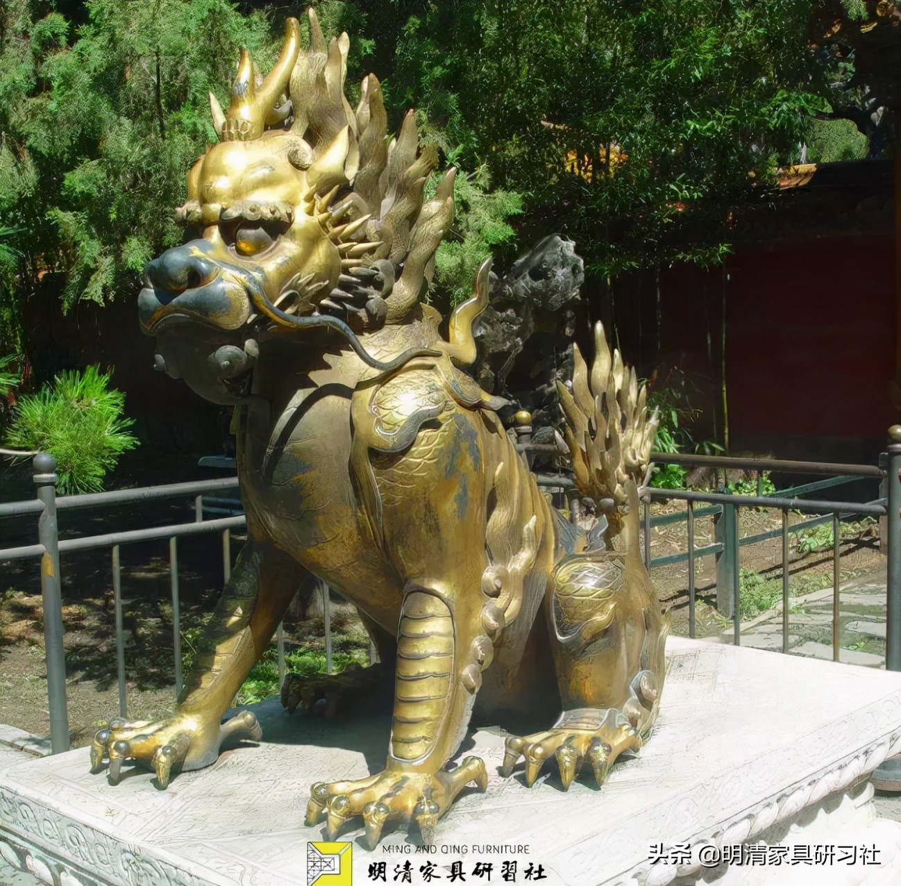 古代造物建筑中的山海神兽