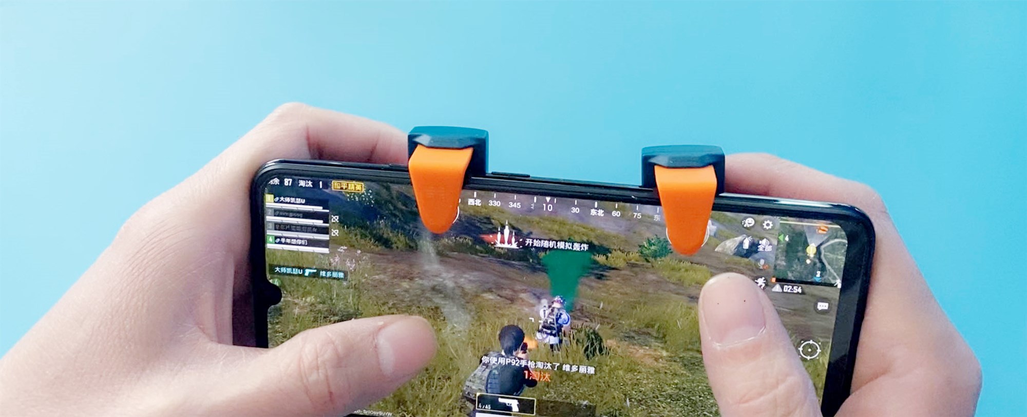 吃鸡按键设置四指教学,开黑吃鸡神器北通j1上手体验