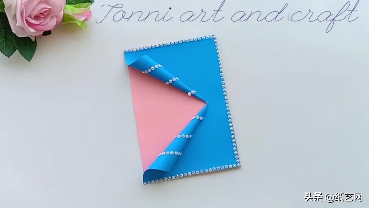 新年贺卡用卡纸还是彩纸,一看就会的超简单手工新年贺卡