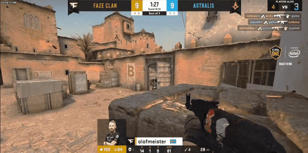 fazevsmouz现在比分,faze对阵a队