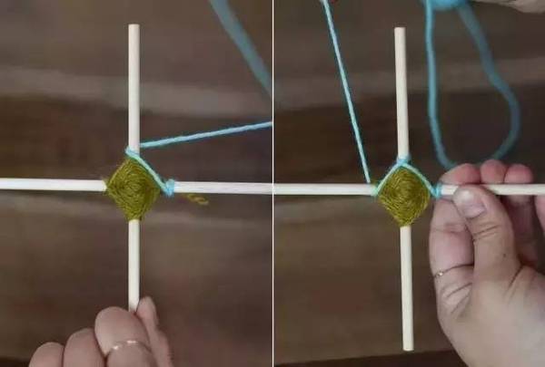 厉害，只用一次性筷子绕上毛线，开出曼荼罗花！附手工教程