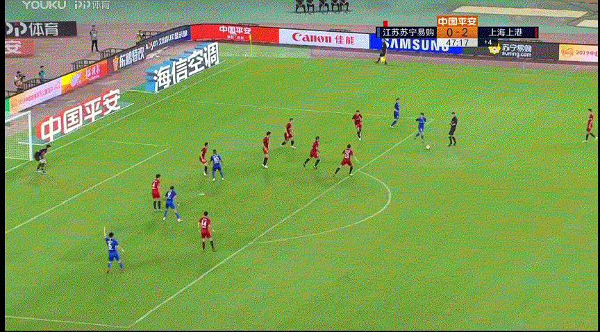 上港大胜鲁能,上港与苏宁中超比分