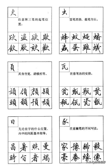 钢笔字写得好看的技巧,钢笔字入门教学点的写法
