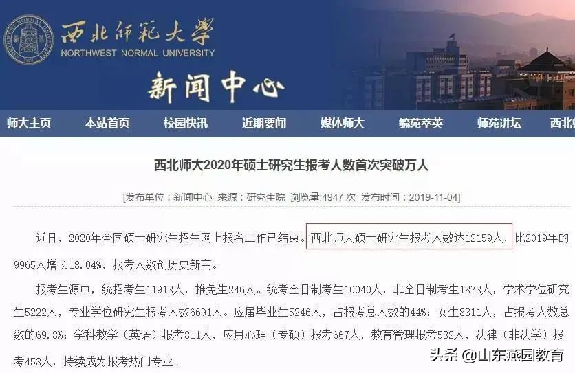 考研别扎堆这4类院校相对报的少,这8所院校公布了2020考研报考数据
