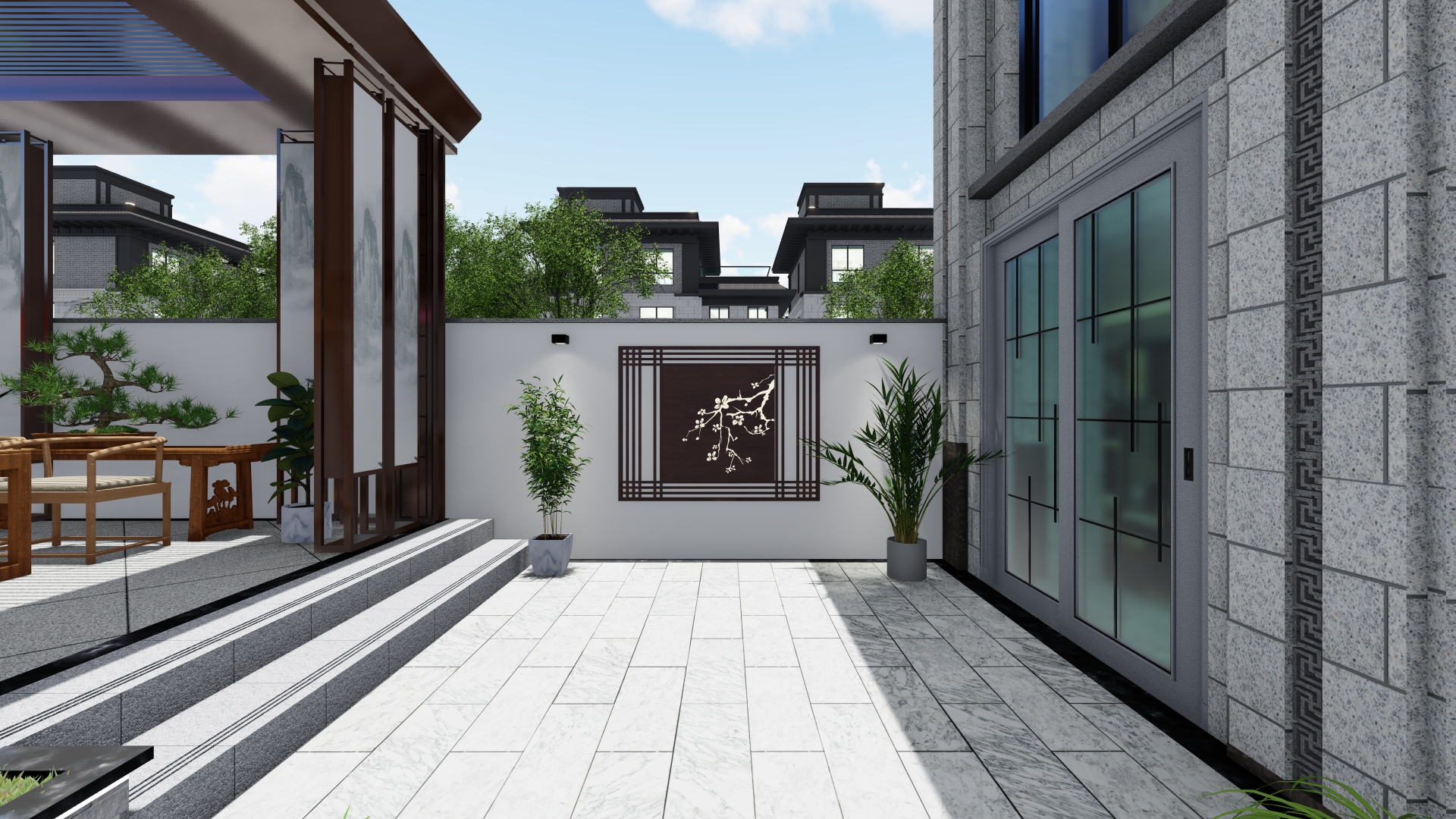 新中式庭院设计推荐,私家小院85个最美的庭院设计案例